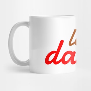 Let's Dance Brown Red by PK.digart Mug